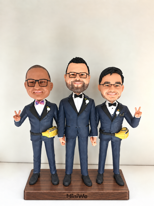 Custom Figurine — Three People