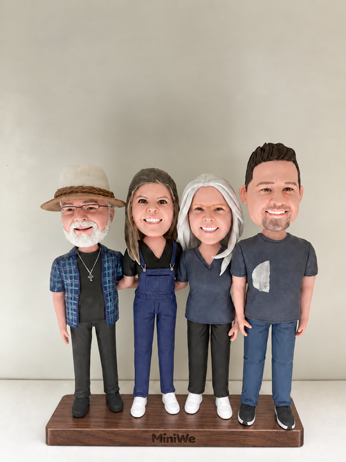 Custom Figurine — Four People