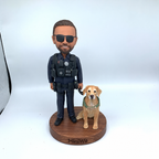 Custom Figurine — Person & Pet
