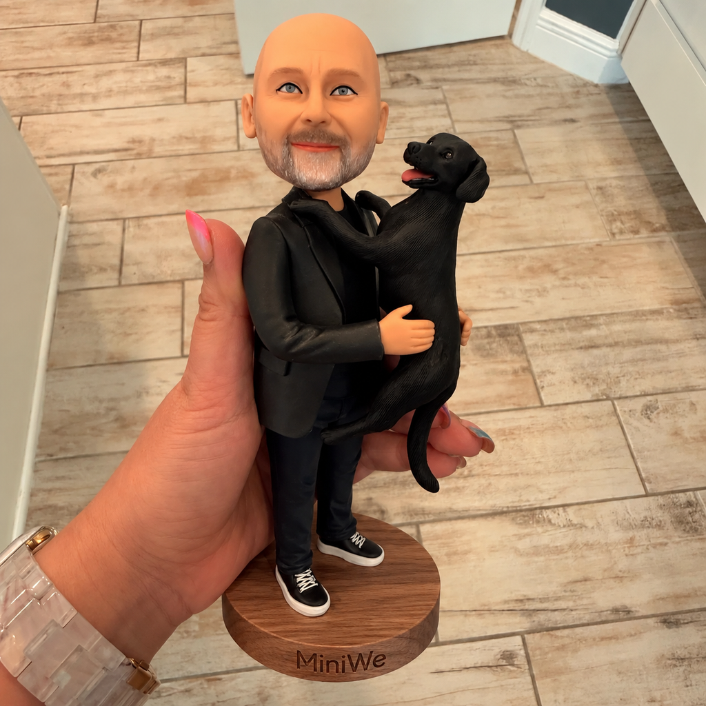 Custom Figurine — Person & Pet