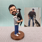 Custom Figurine — Person & Pet