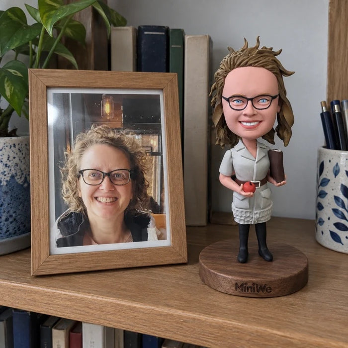A bookshelf keepsake