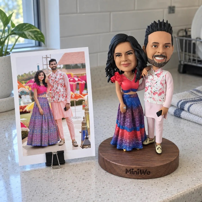 A couple and their printed photo