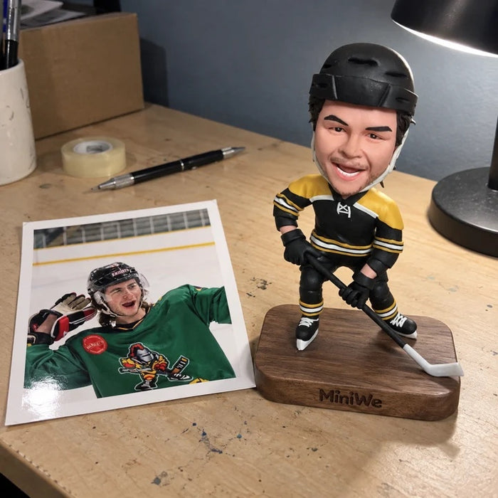 A hockey keepsake